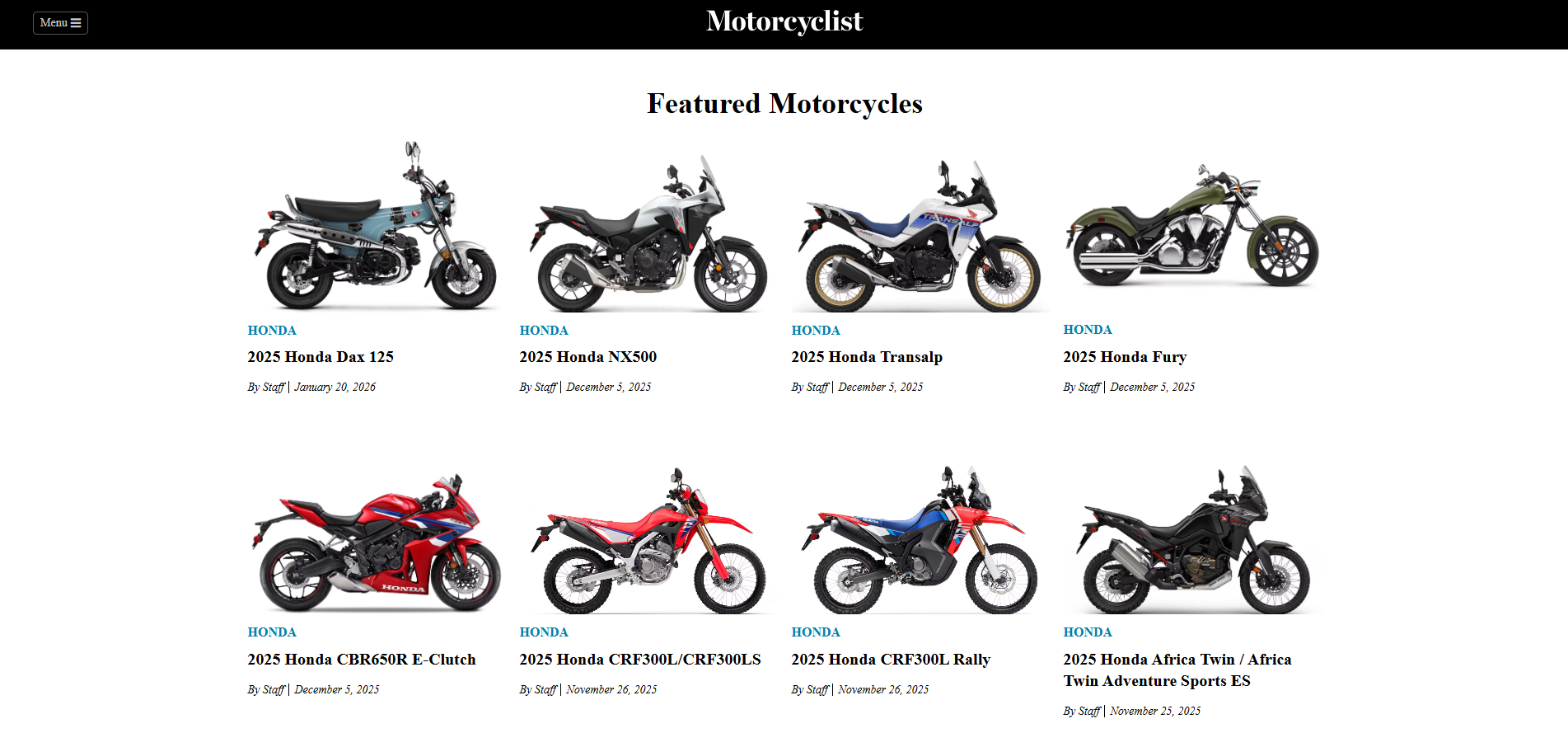 Motorcyclist Buyer's Guide